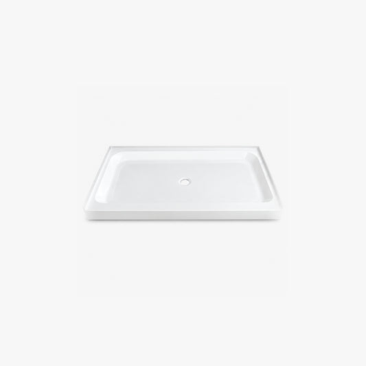 Receveur de douche à double seuil 60" X 32" avec bonde centrale