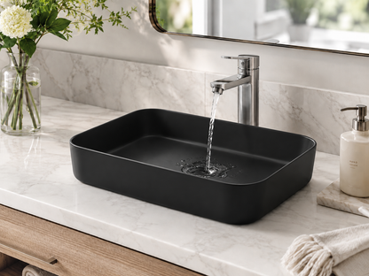 20" Rectangular Vessel Bathroom Sink