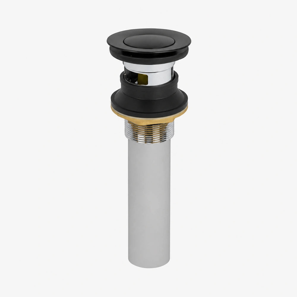 Push Drain With Overflow