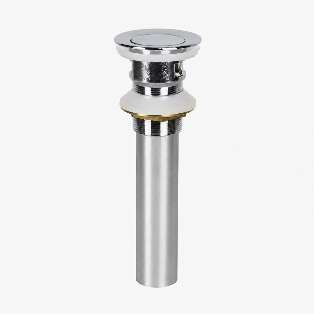 Push Drain With Overflow