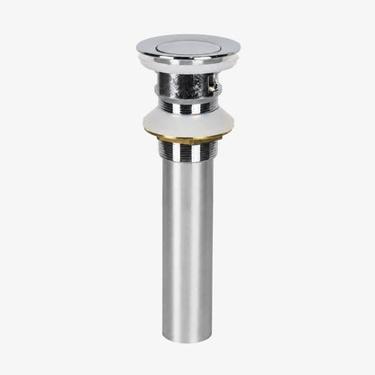 Push Drain With Overflow