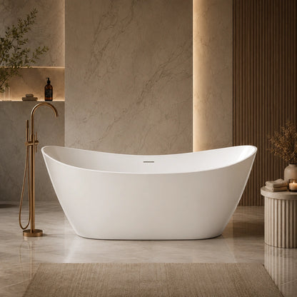 59" X 28" Freestanding Tub