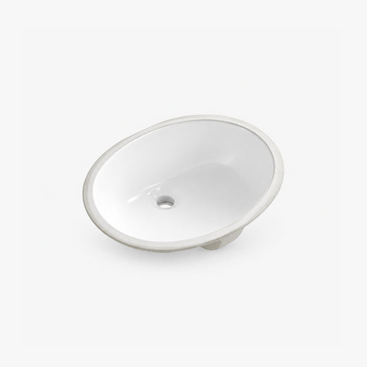 Lavabo 19 po à encastrer sous le comptoir