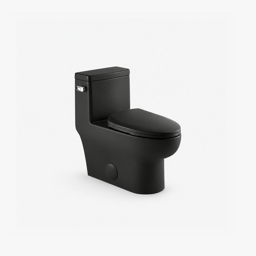 Toilette allongée monobloc