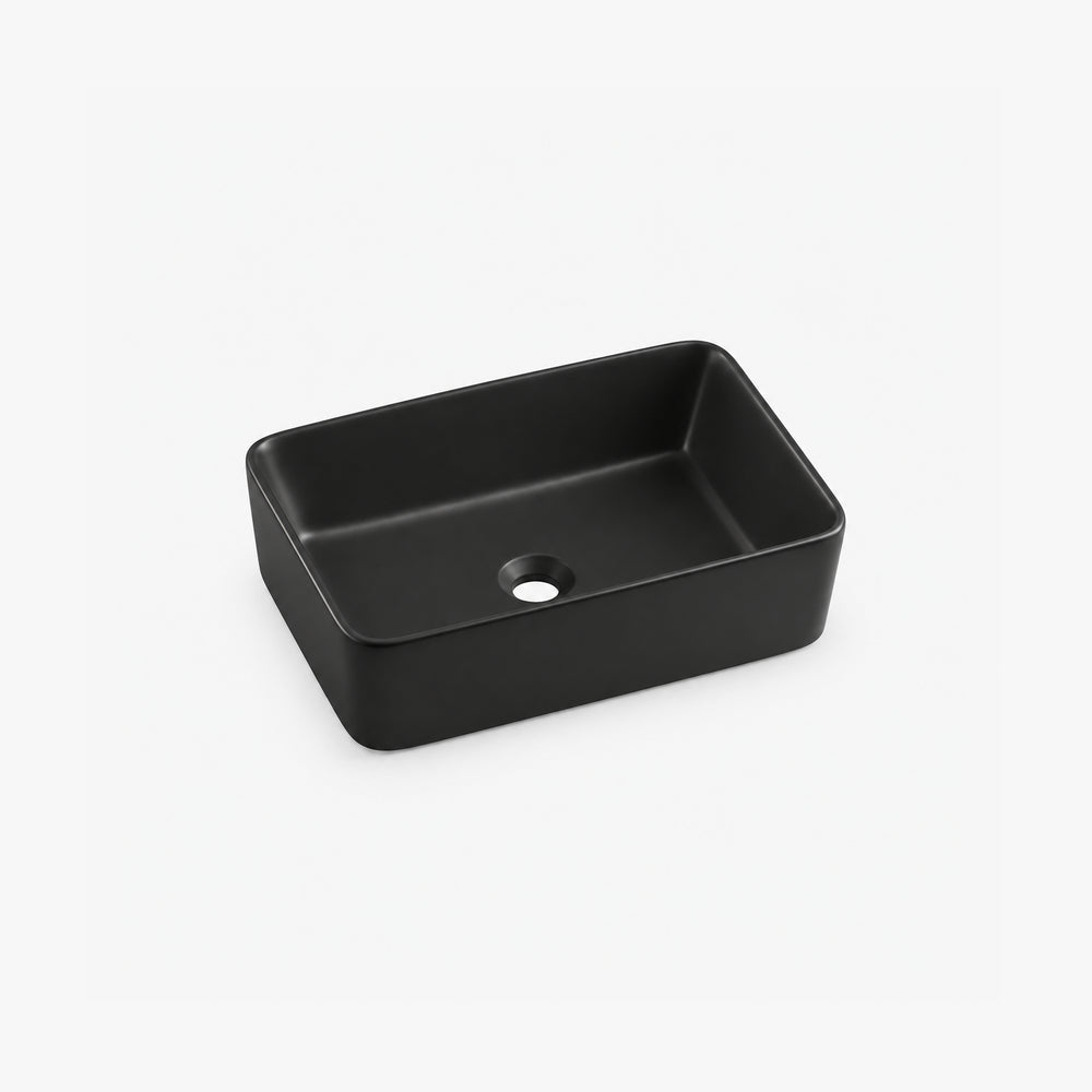 19" Rectangular Vessel Bathroom Sink