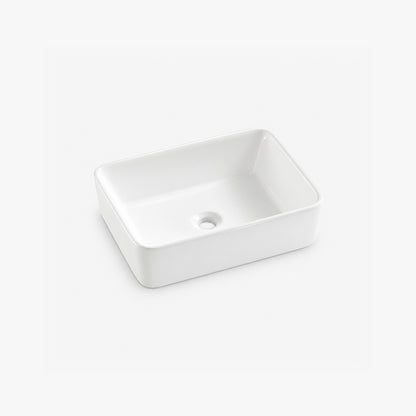 19" Rectangular Vessel Bathroom Sink