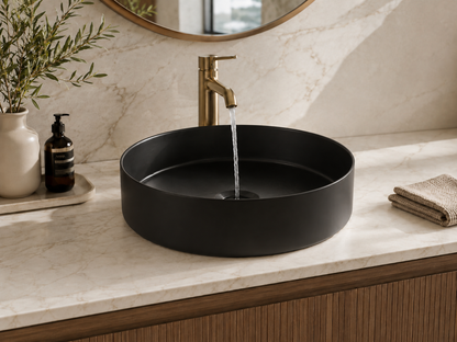 14" Round Vessel Bathroom Sink