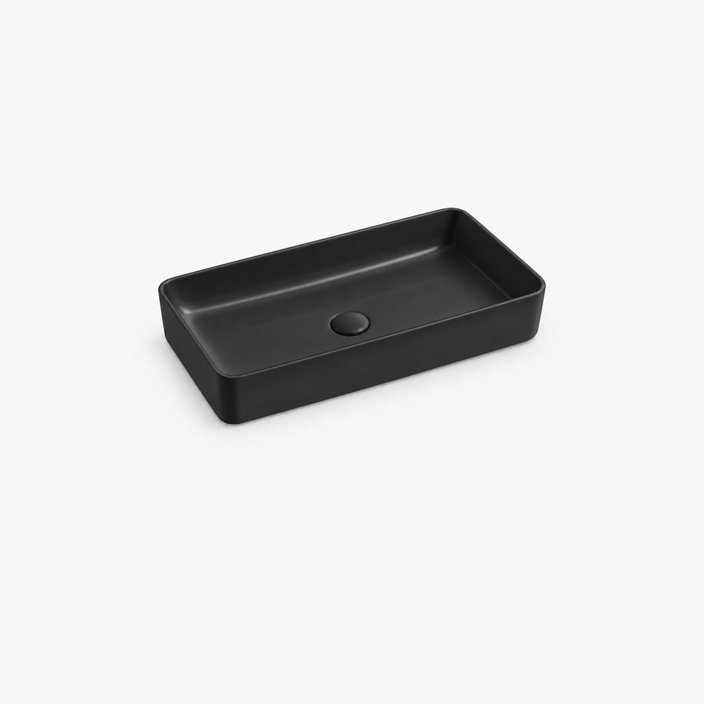 24" Rectangular Vessel Bathroom Sink