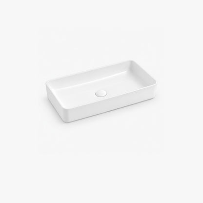 24" Rectangular Vessel Bathroom Sink