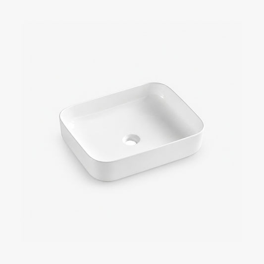 Évier de salle de bain rectangulaire de 20 po