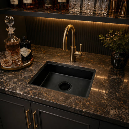 17" Undermount Single Bowl Bar Sink
