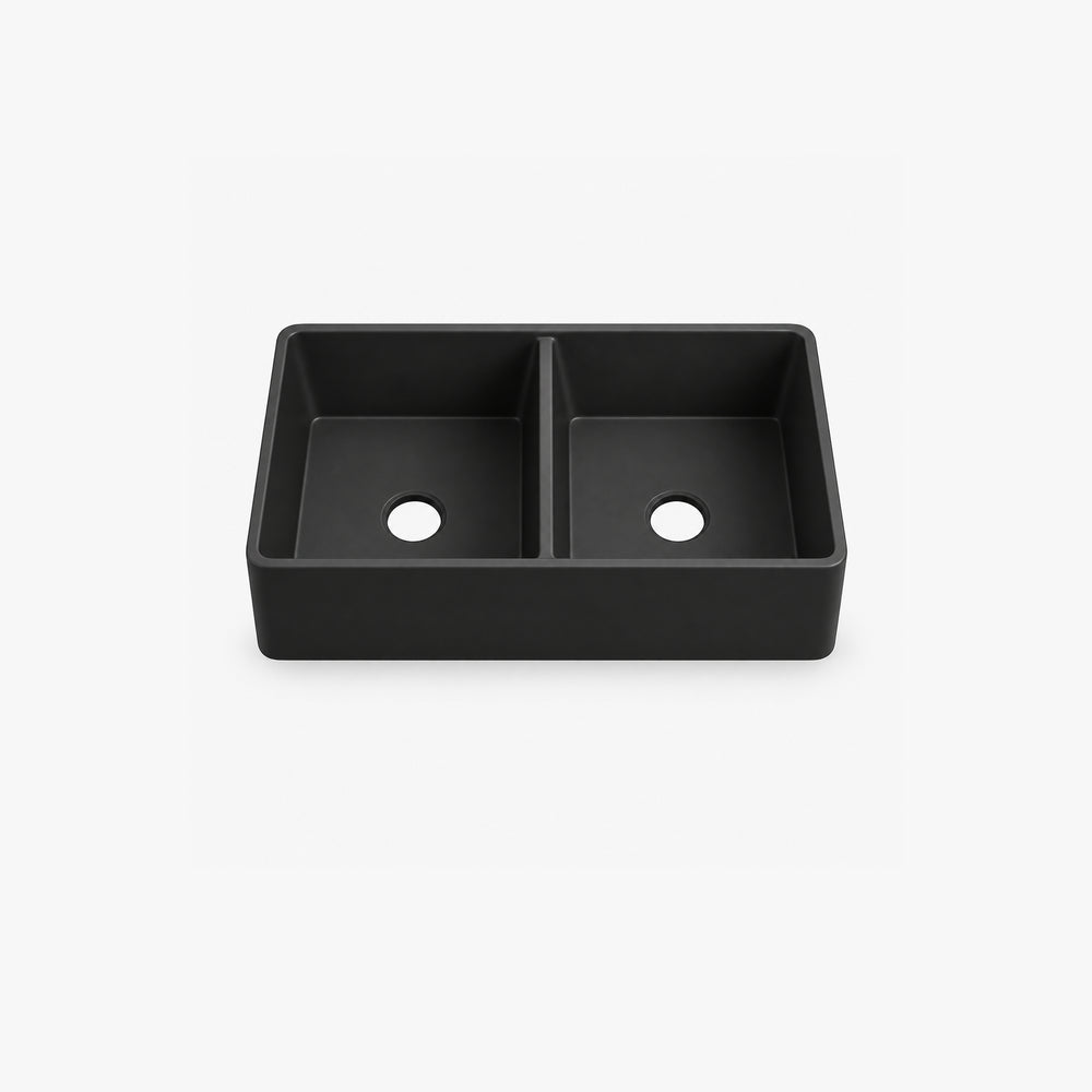 32" Undermount Double Bowl Farmhouse Kitchen Sink