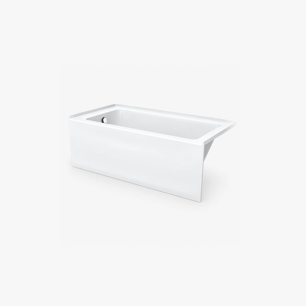 Baignoire avec jupe 60" X 30" drain à gauche