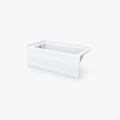 Baignoire avec jupe 60" X 30" drain à gauche