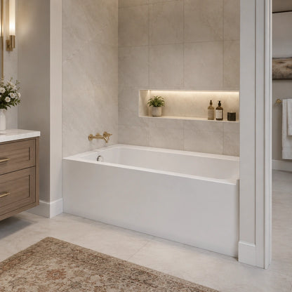72" X 32" Skirted Bath Left Drain