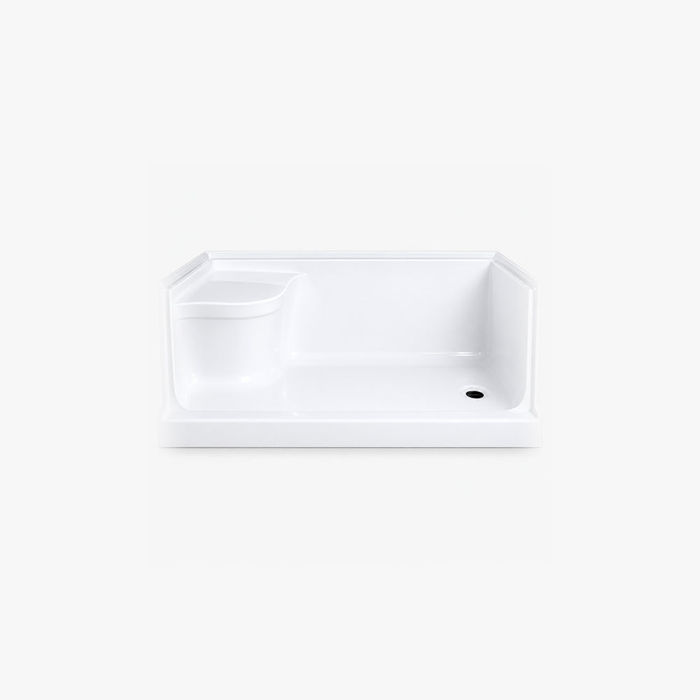 Bard 60" X 32" Showerbase With Seat Right Drain
